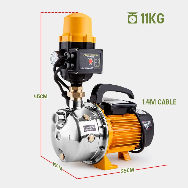 2,350W Stainless Steel Water Pump with Digital Controller Protege