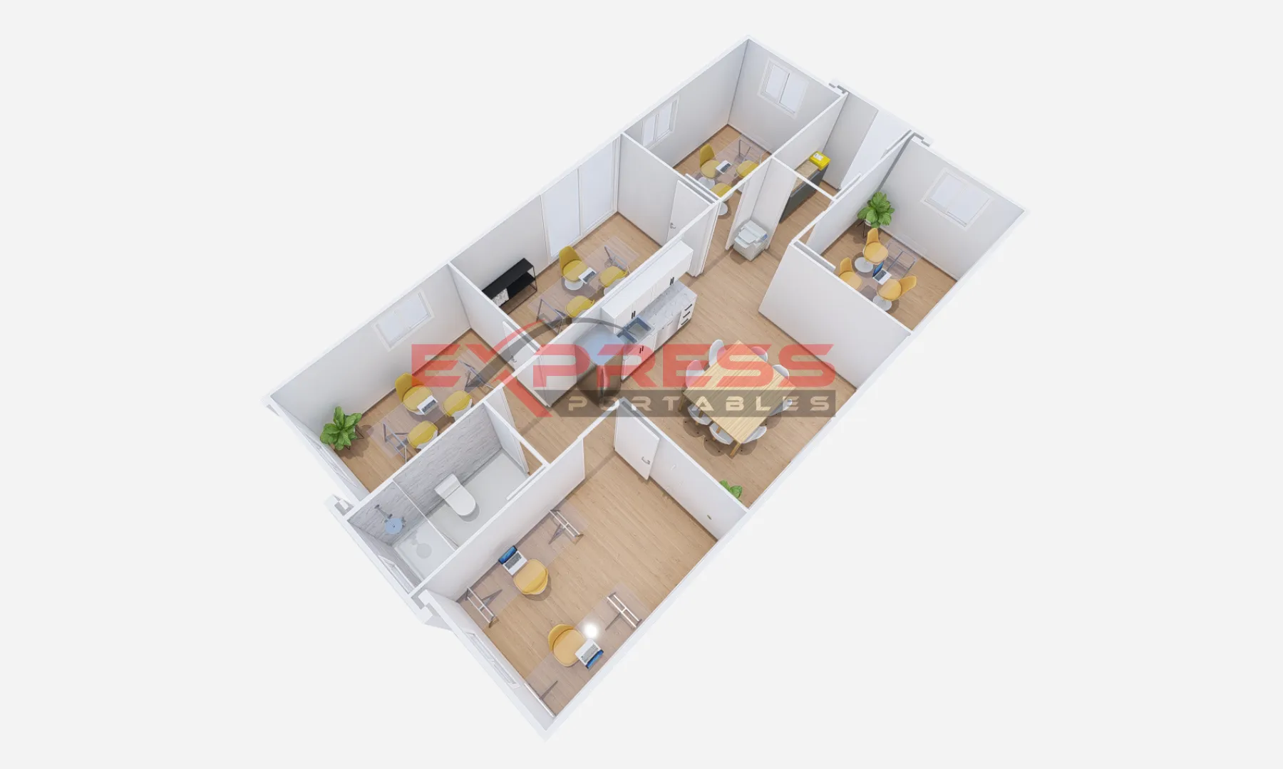 40ft Expandable Office with Kitchen