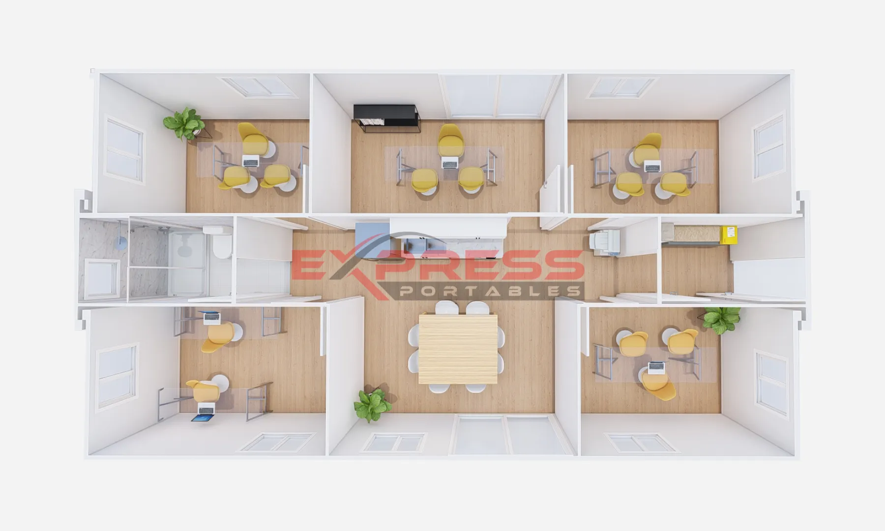 40ft Expandable Office with Kitchen