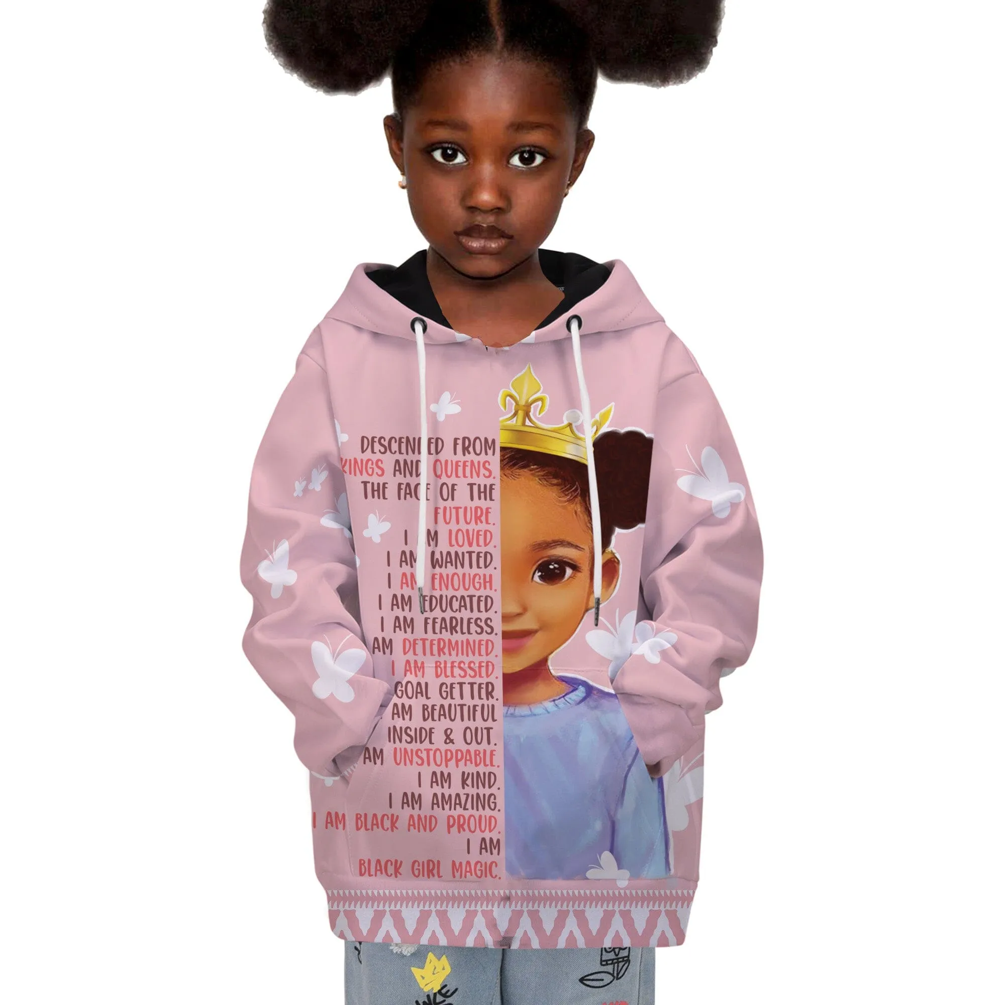 African Kid Magic Pullover Kid Hoodie