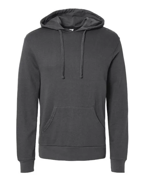 Alternative Men's Challenger Lightweight Eco-Washed French Terry Hooded Pullover