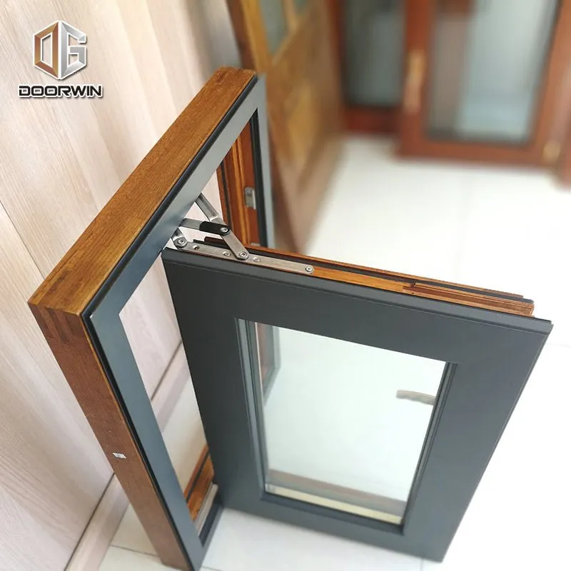 Aluminium wood grain window design thermal break