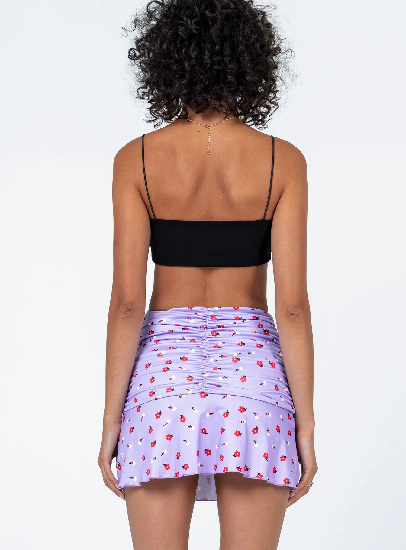 Amelia Mini Skirt Purple