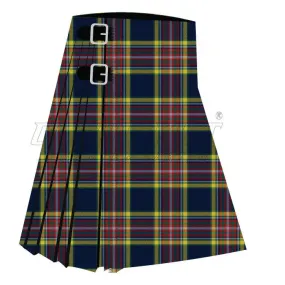 Anthony Blue Plaid Premium Tartan Kilt