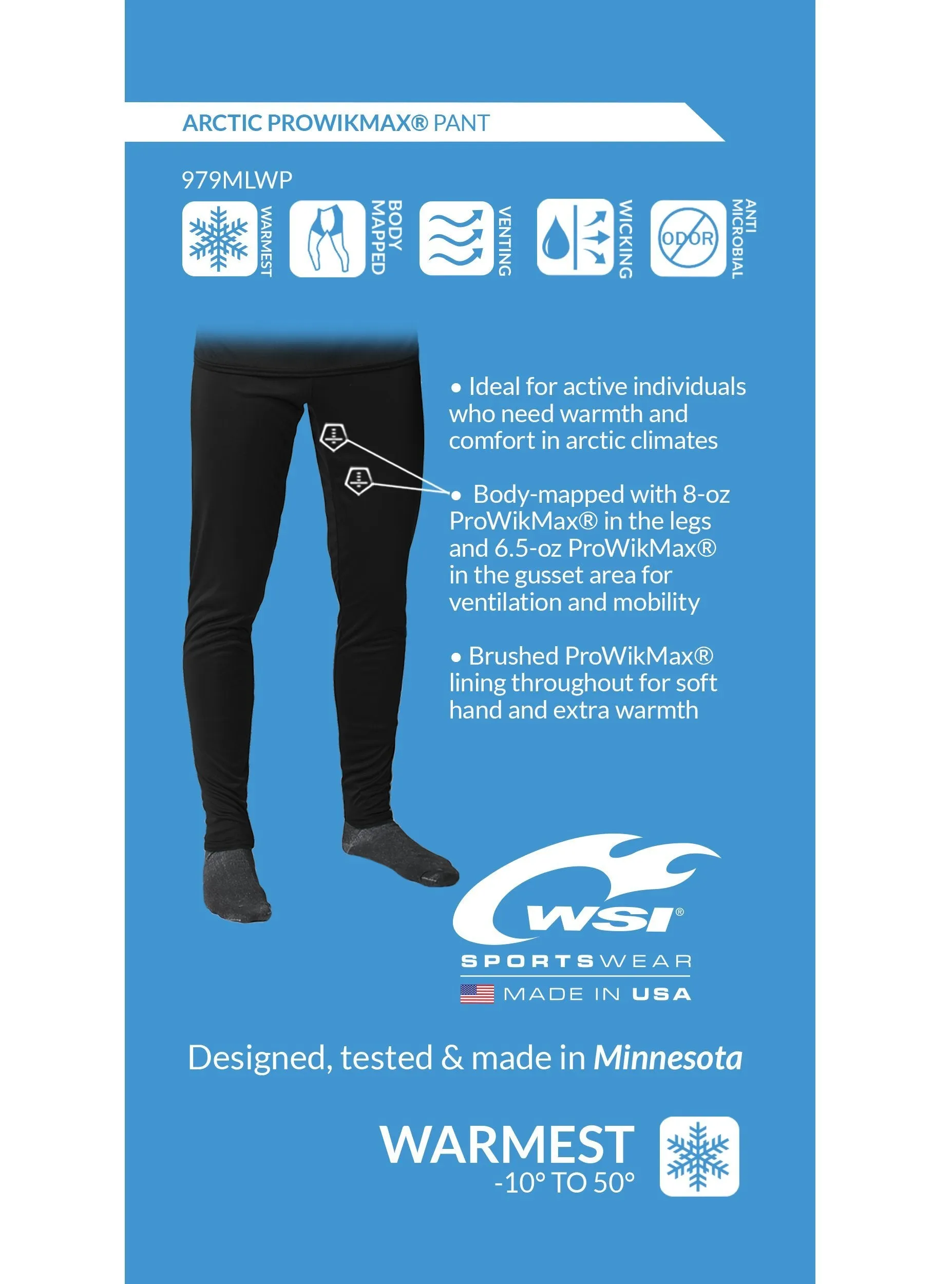 Arctic ProWikMax™ Thermal Pants (DISCONTINUED, Contact for orders of 20 )