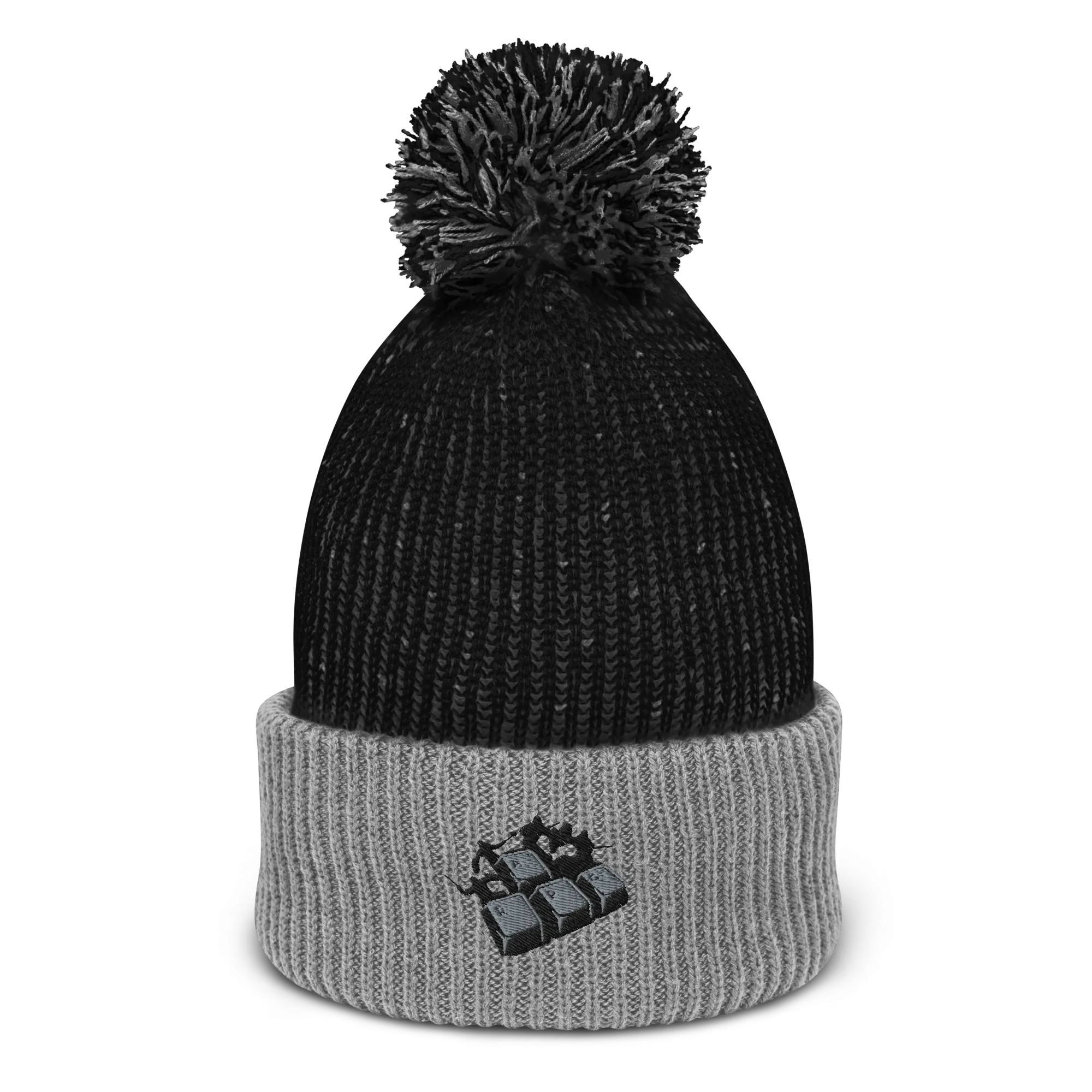 ARPG Pom-Pom Beanie (Grey / Black)