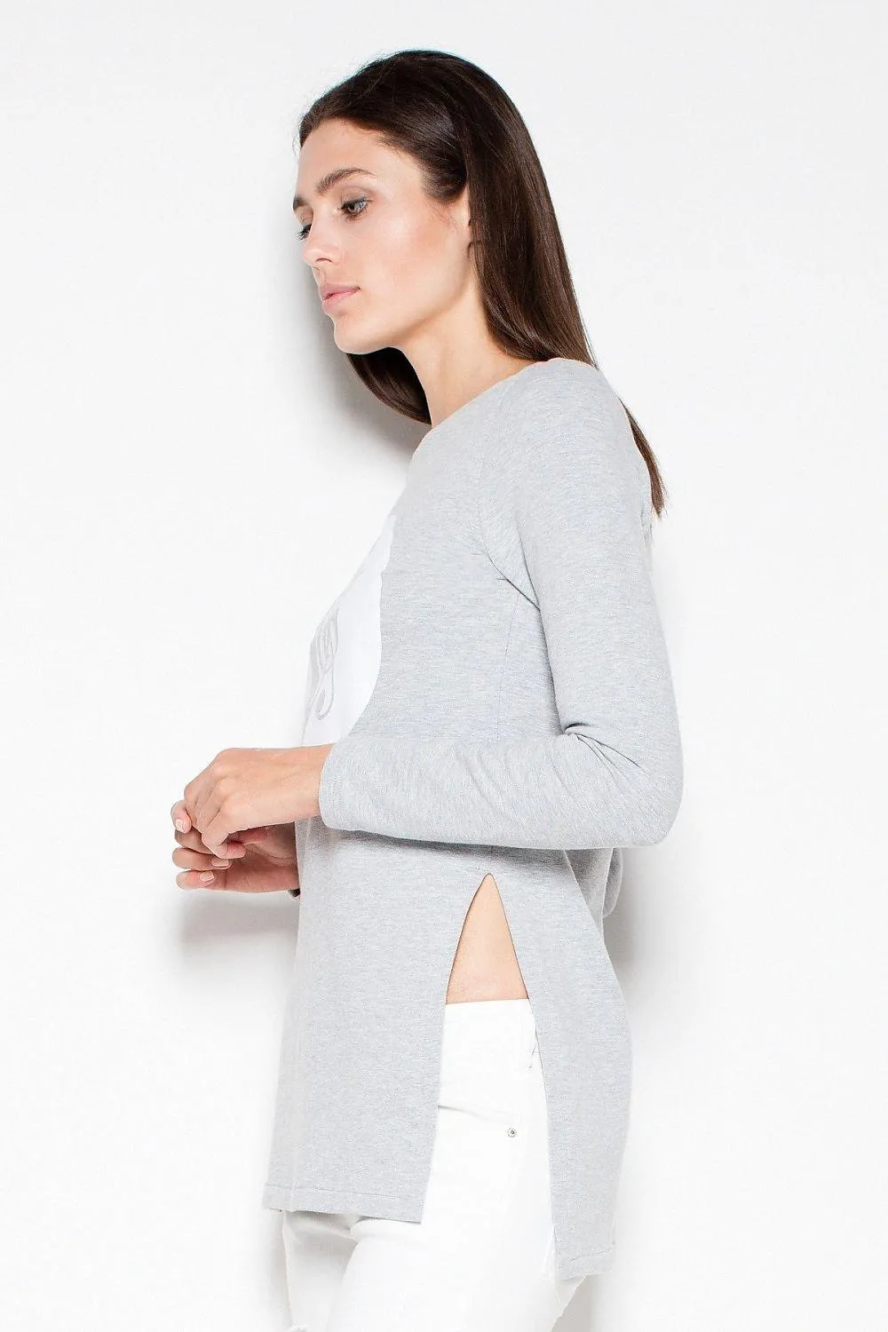 Asymmetrical Graphic Slim-Fit Venaton Hoodie