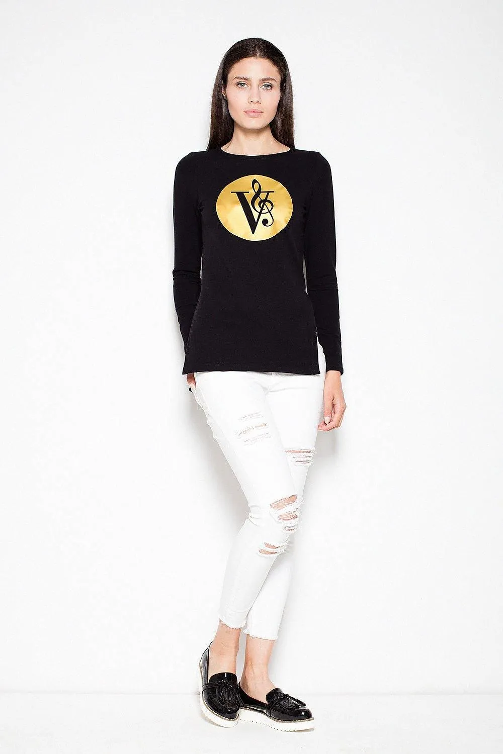 Asymmetrical Graphic Slim-Fit Venaton Hoodie