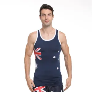 Australia Flag Men's Aussie Tank Top