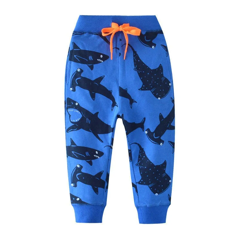 Baby Boys Airplane Jet Drawstring Pants