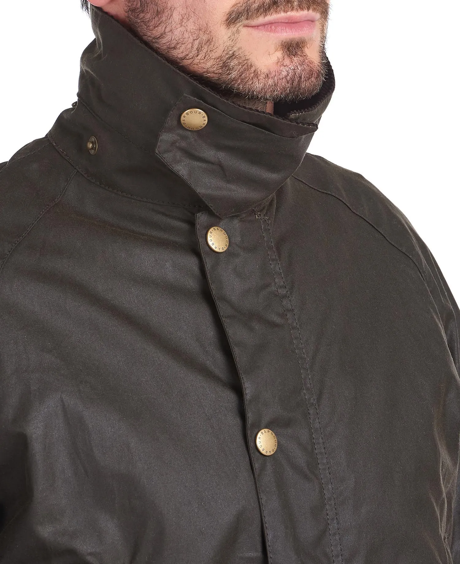 Barbour Olive Ashby Waxed Cotton Jacket