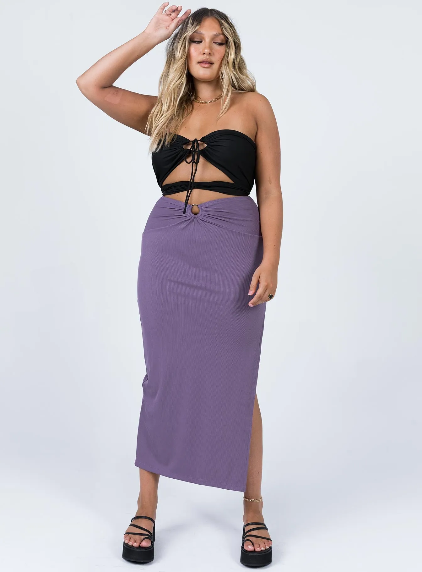 Baseline Maxi Skirt Purple