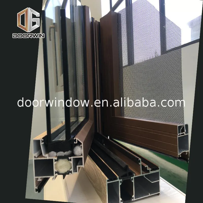 Best Price tilt &turn window thermal pane windows break aluminium double glass prices