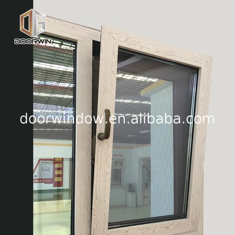 Best Price tilt &turn window thermal pane windows break aluminium double glass prices