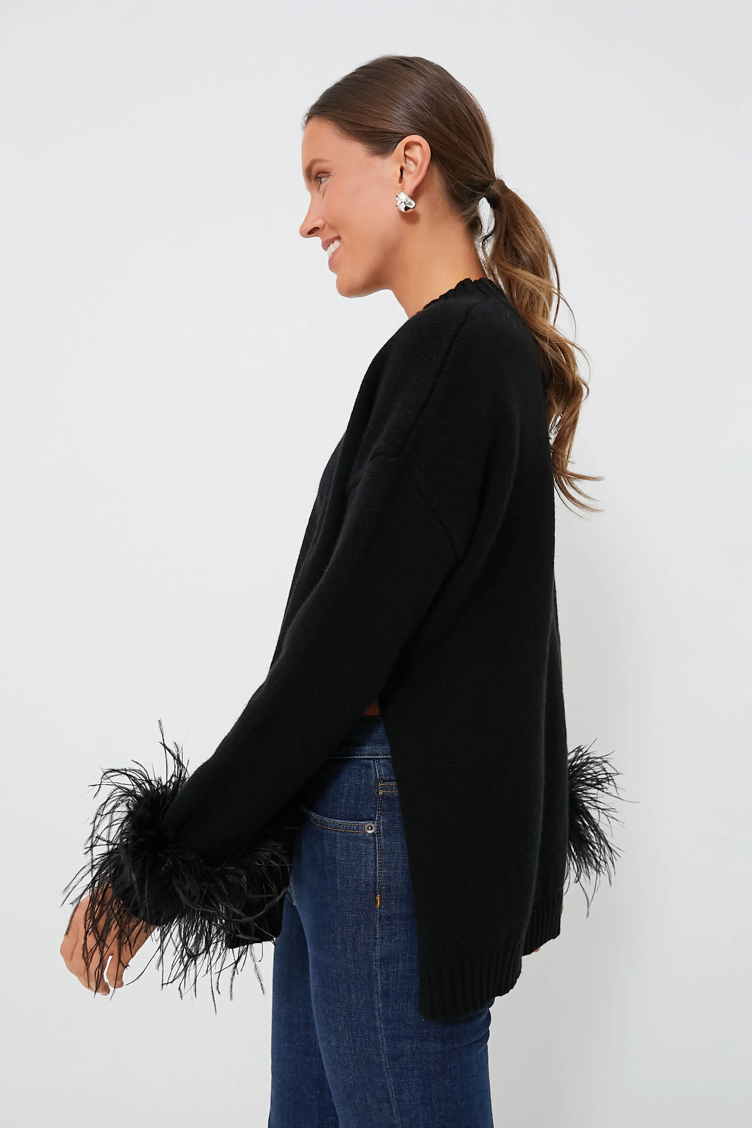 Black Agatha Wool Sweater