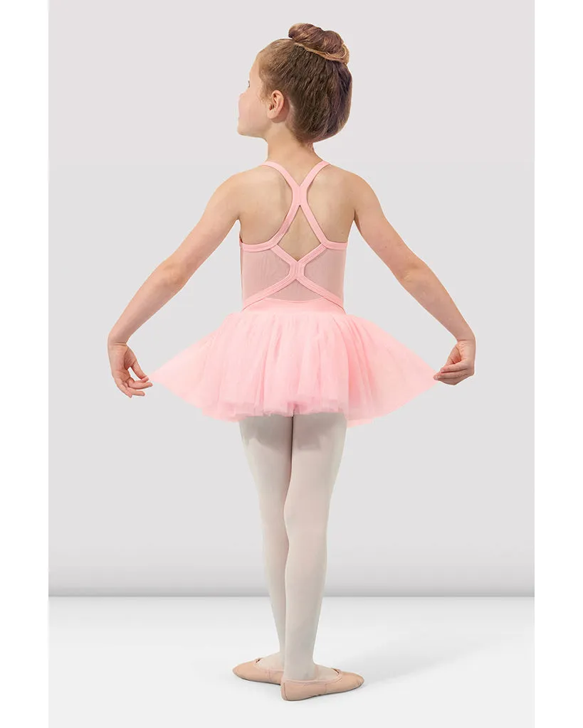 Bloch Elara Mesh Back Camisole Tutu Dress - CL4687 Girls - Flower Vine Print