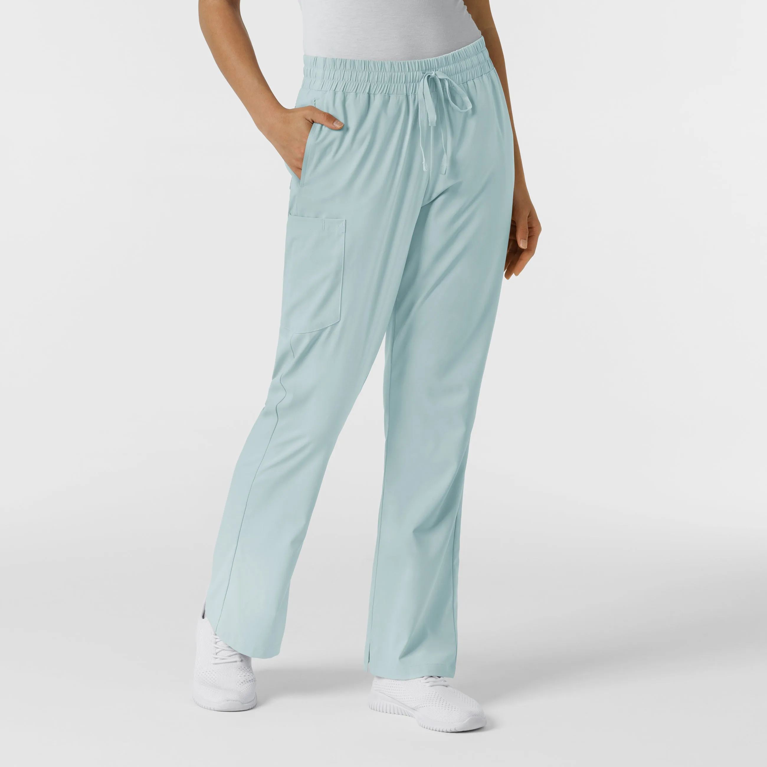 Boundless Women's Bootcut Scrub Pant - Sky Blue