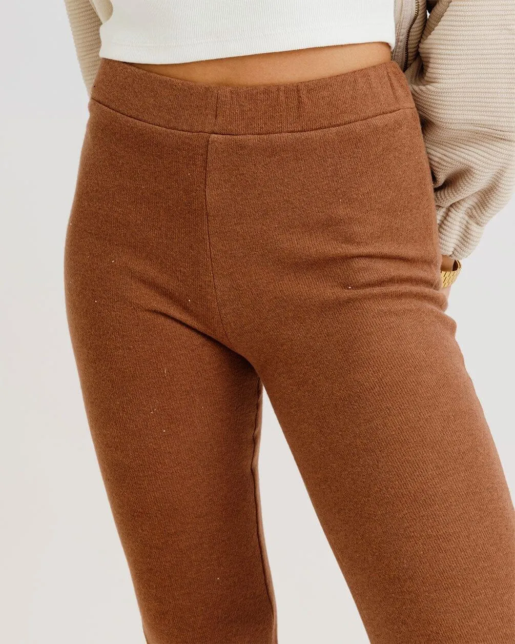 Brown Flare Pants