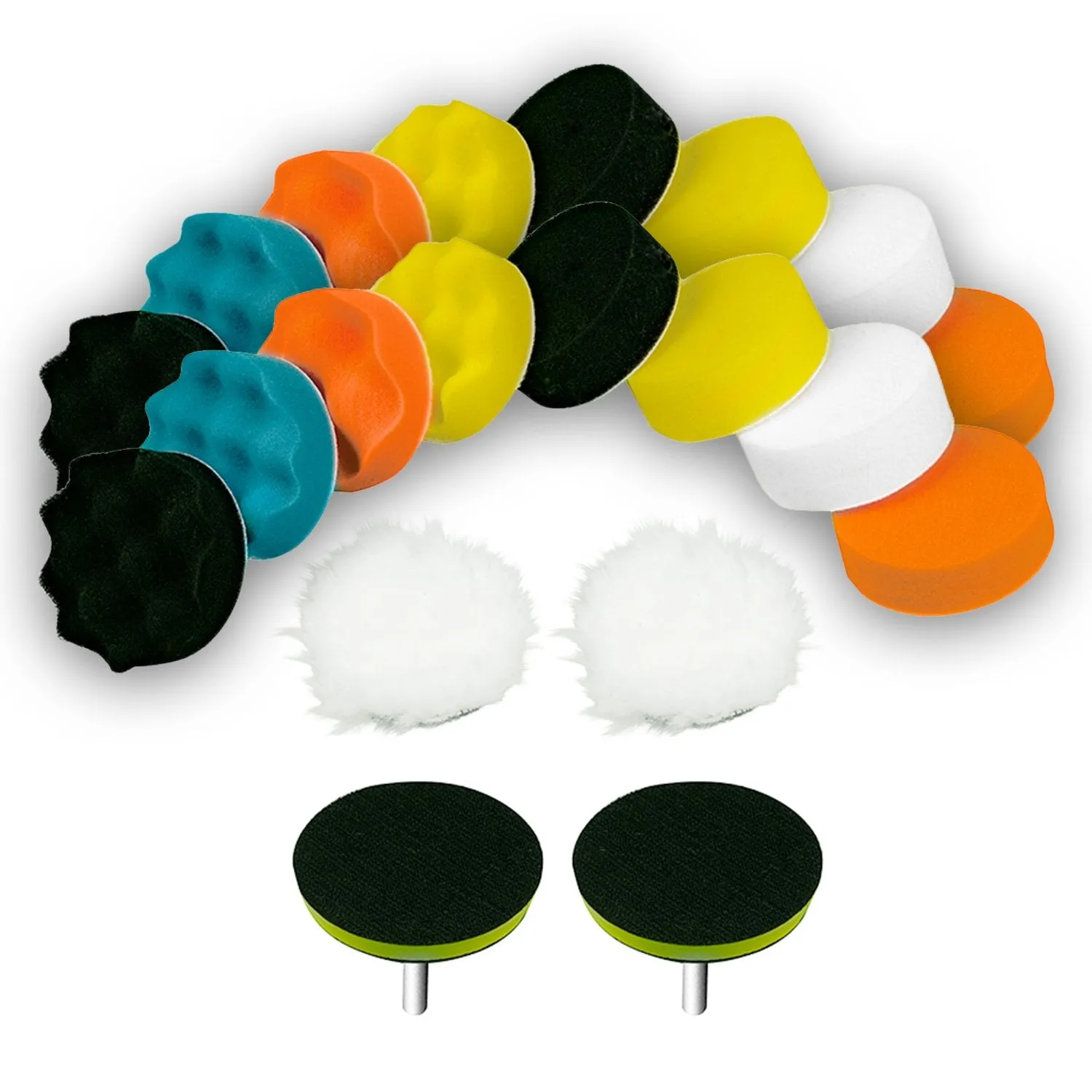 Buffing Pads 22 PCS, Polishing Wheel for Drill