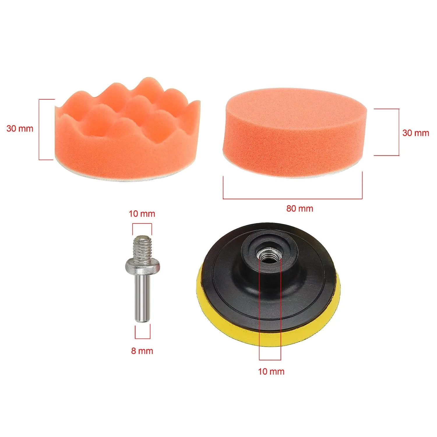 Buffing Pads 22 PCS, Polishing Wheel for Drill