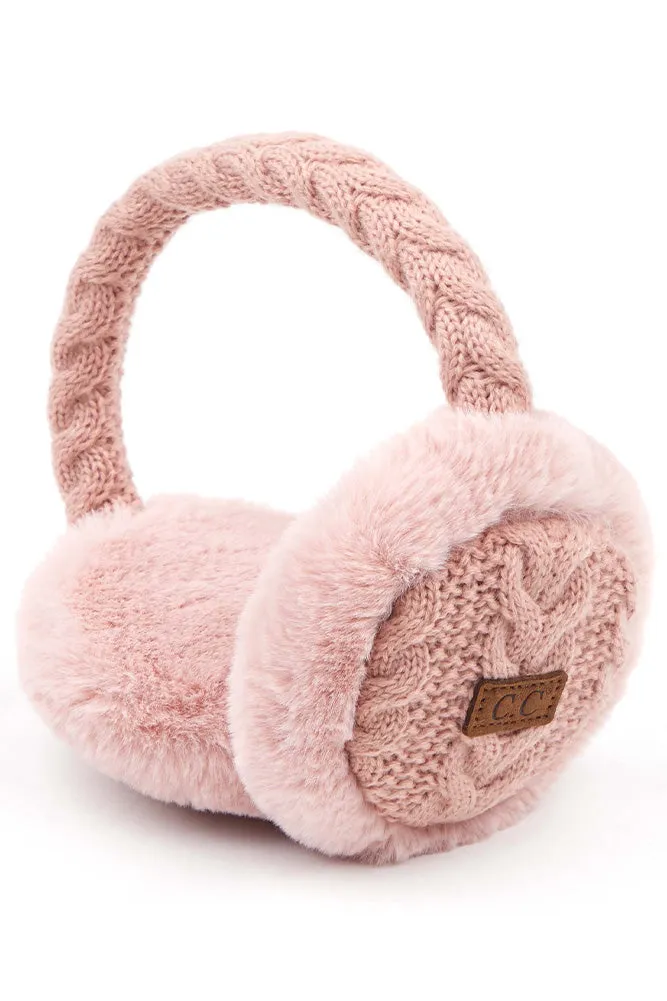 Cable Knit Ear Muffs