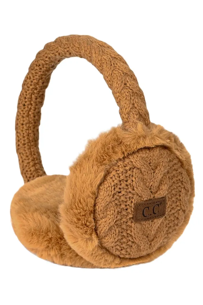 Cable Knit Ear Muffs