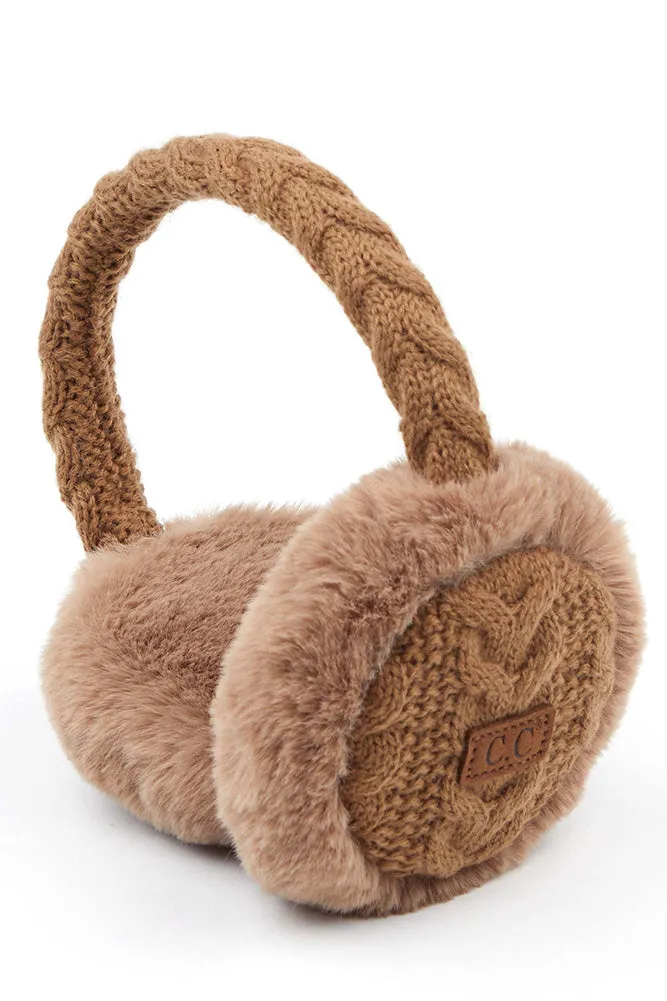 Cable Knit Ear Muffs