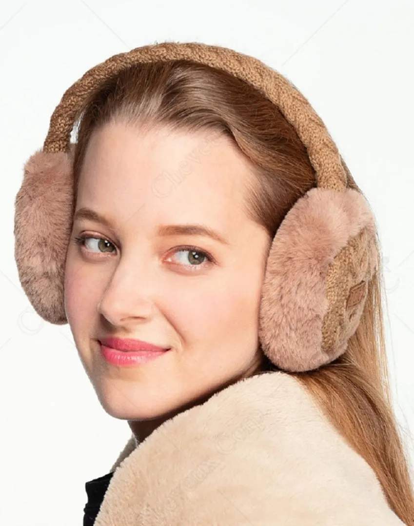 Cable Knit Ear Muffs