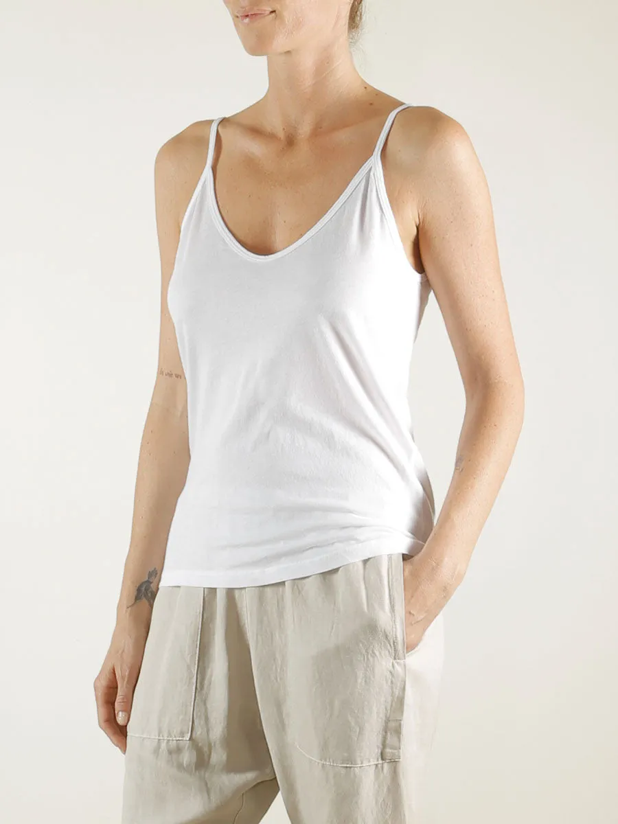 Camelia Cami in Lightweight Jersey - White