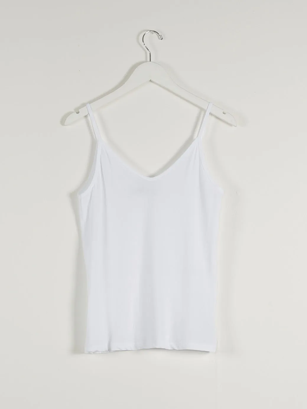 Camelia Cami in Lightweight Jersey - White