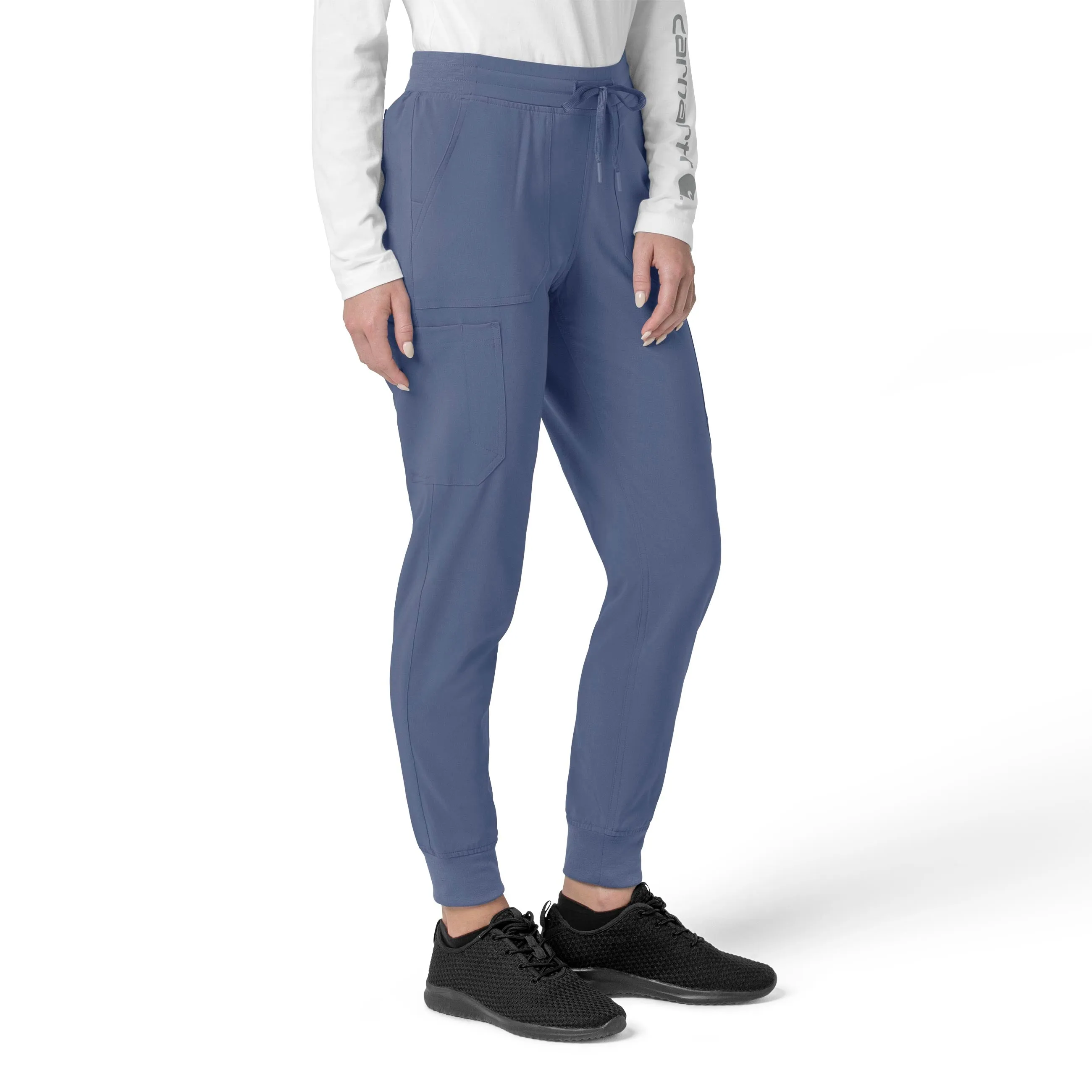 Carhartt Force Cross-Flex Women's Cargo Jogger Scrub Pant - Riverside