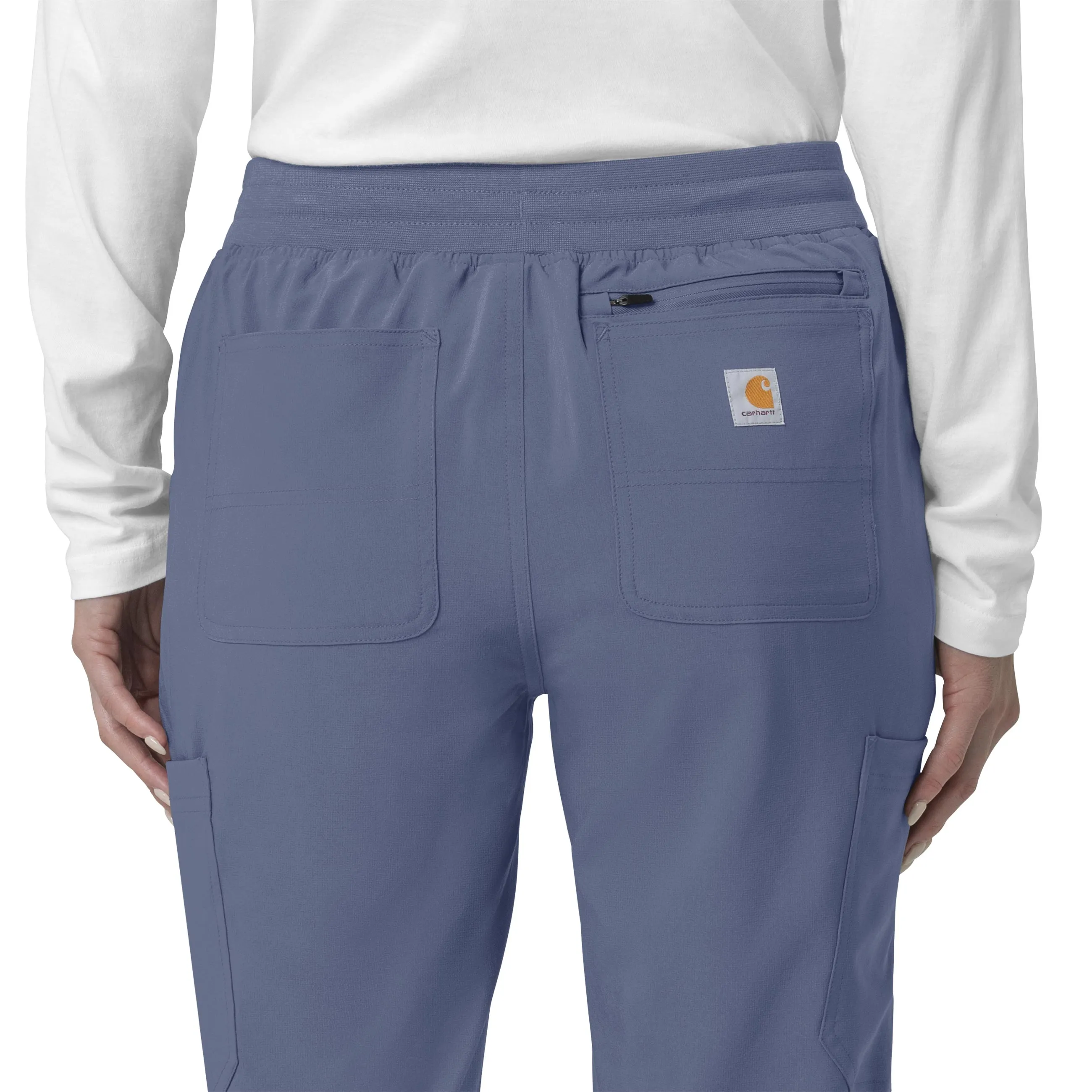 Carhartt Force Cross-Flex Women's Cargo Jogger Scrub Pant - Riverside