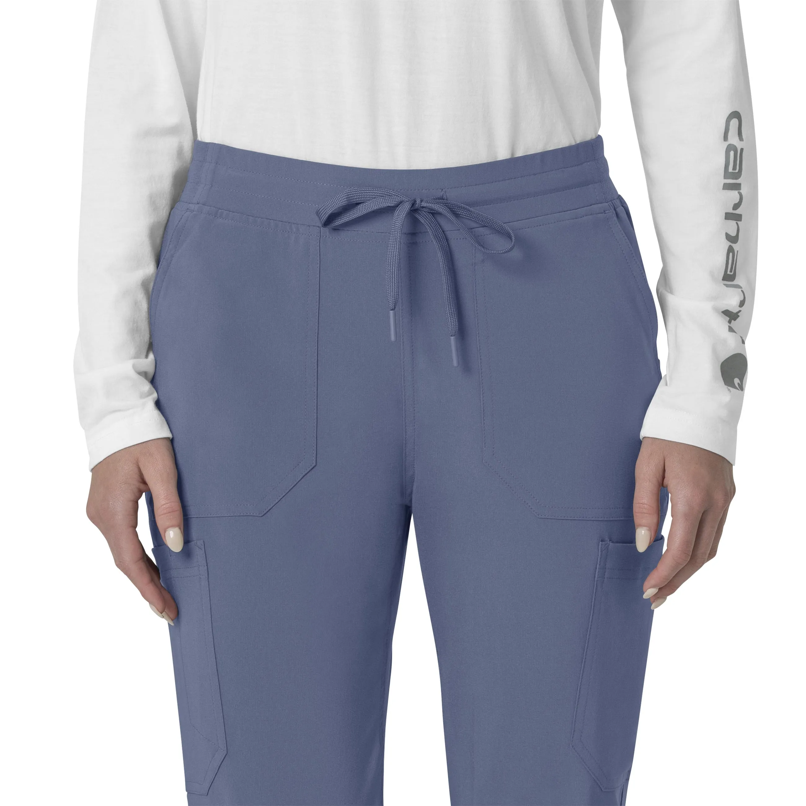 Carhartt Force Cross-Flex Women's Cargo Jogger Scrub Pant - Riverside