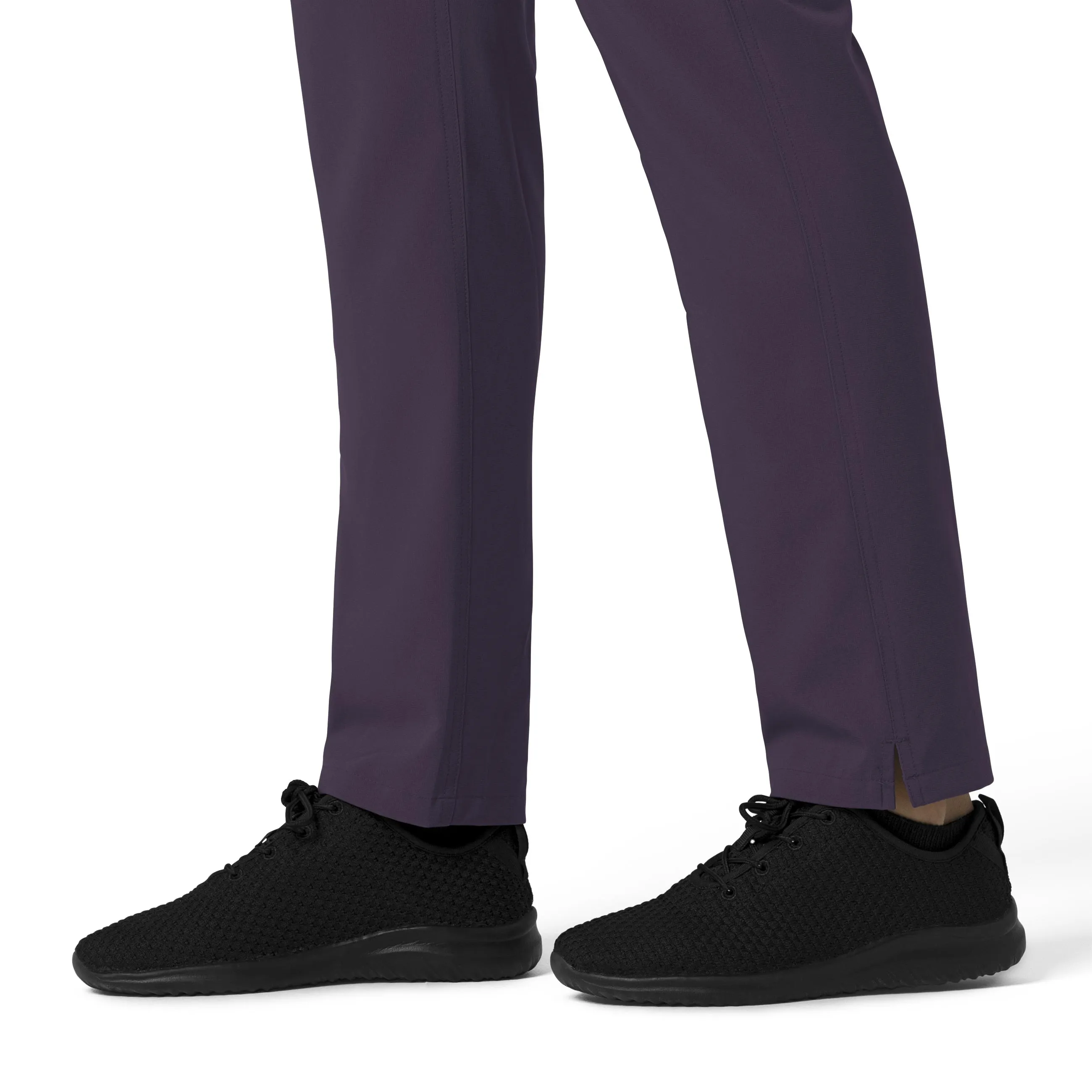 Carhartt Force Cross-Flex Women's Straight Leg Cargo Scrub Pant - Black Plum