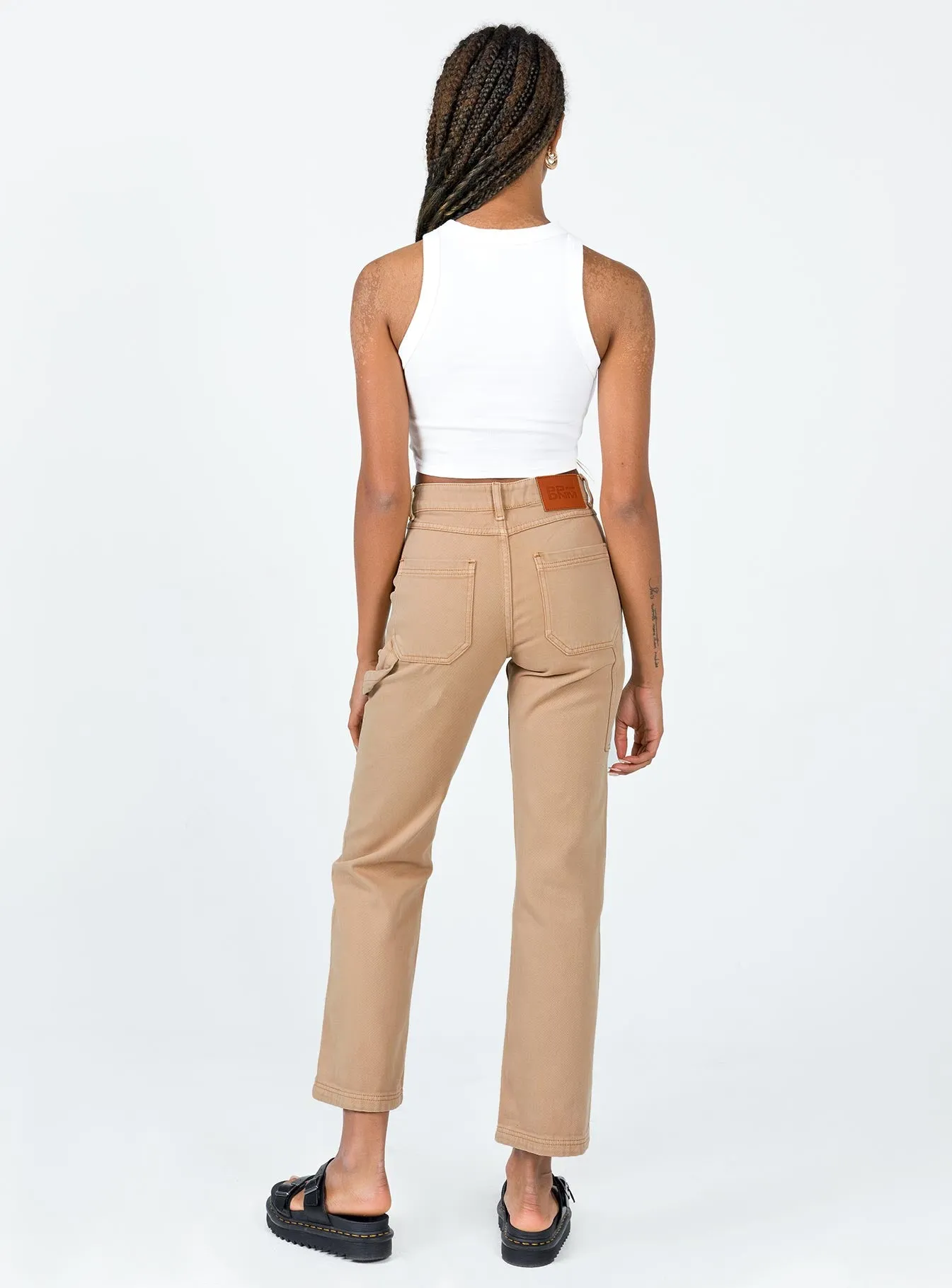 Carpenter Straight Leg Jeans Brown