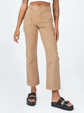 Carpenter Straight Leg Jeans Brown