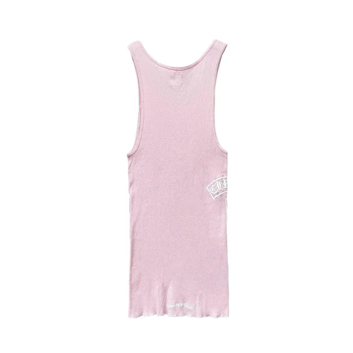 Chrome Hearts T-Bar Script Tank Top Pink