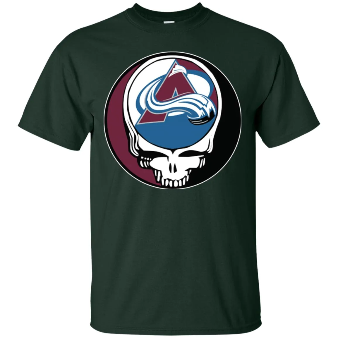 Colorado Avalanche Grateful Dead Steal Your Face Hockey Nhl Shirts