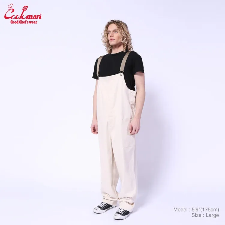 Cookman Fisherman's Bib Overall - Denim : Natural