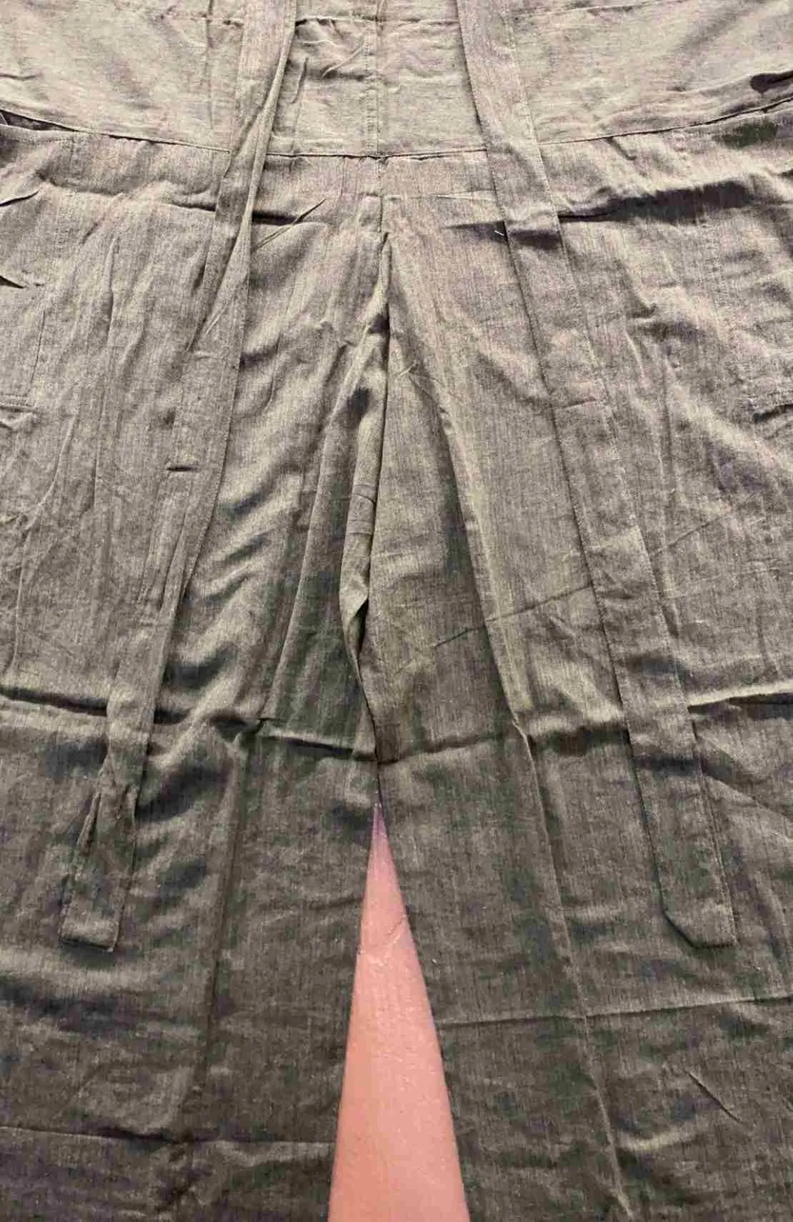 Cotton Thai Fisher Cargo Pocket Pants - Solid