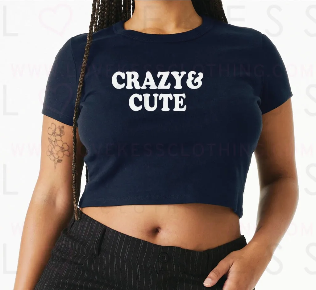 Crazy & Cute Baby Crop Tee