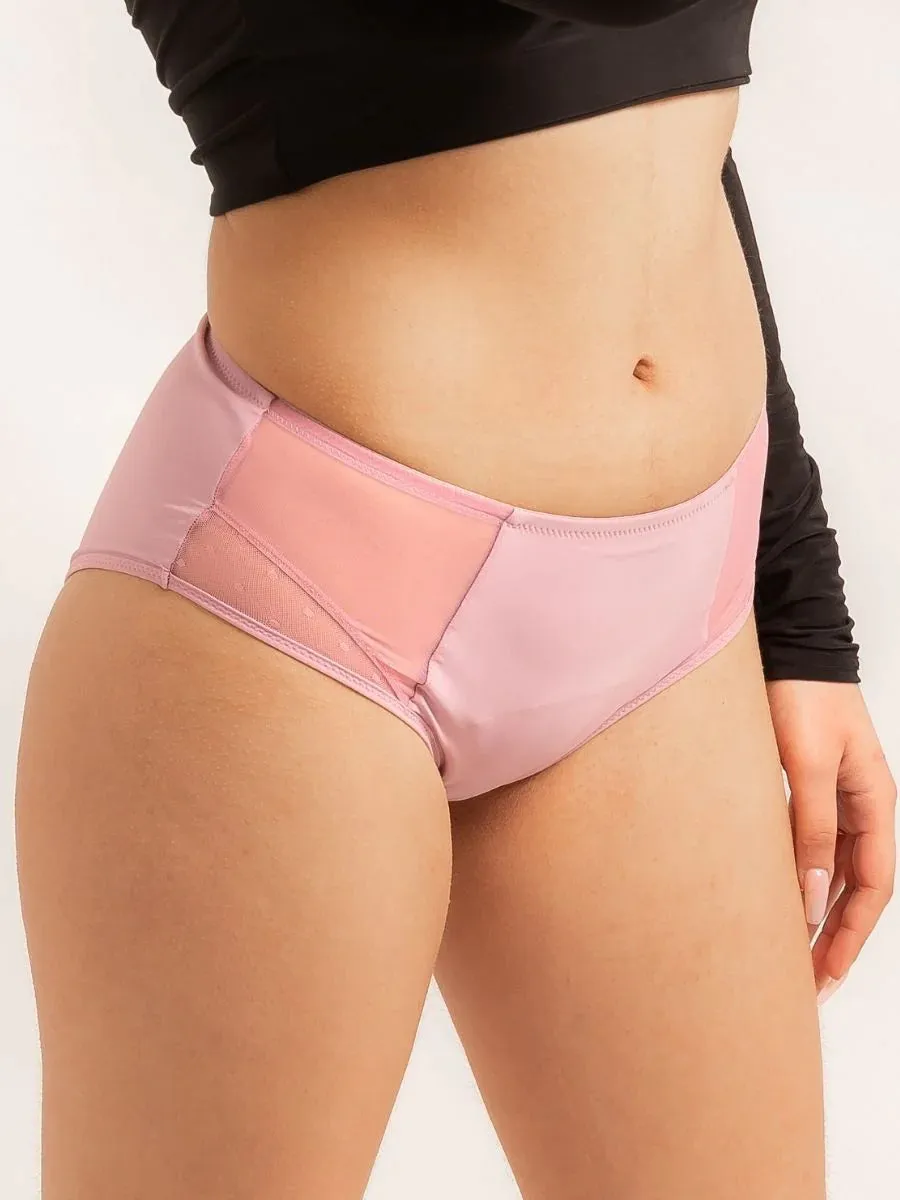 Culotte Menstruelle HONESTA ROSE POUDRÉ Flux Abondant (Nuit)