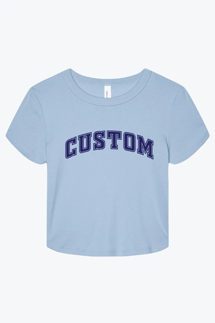 Custom Baby Crop Tee