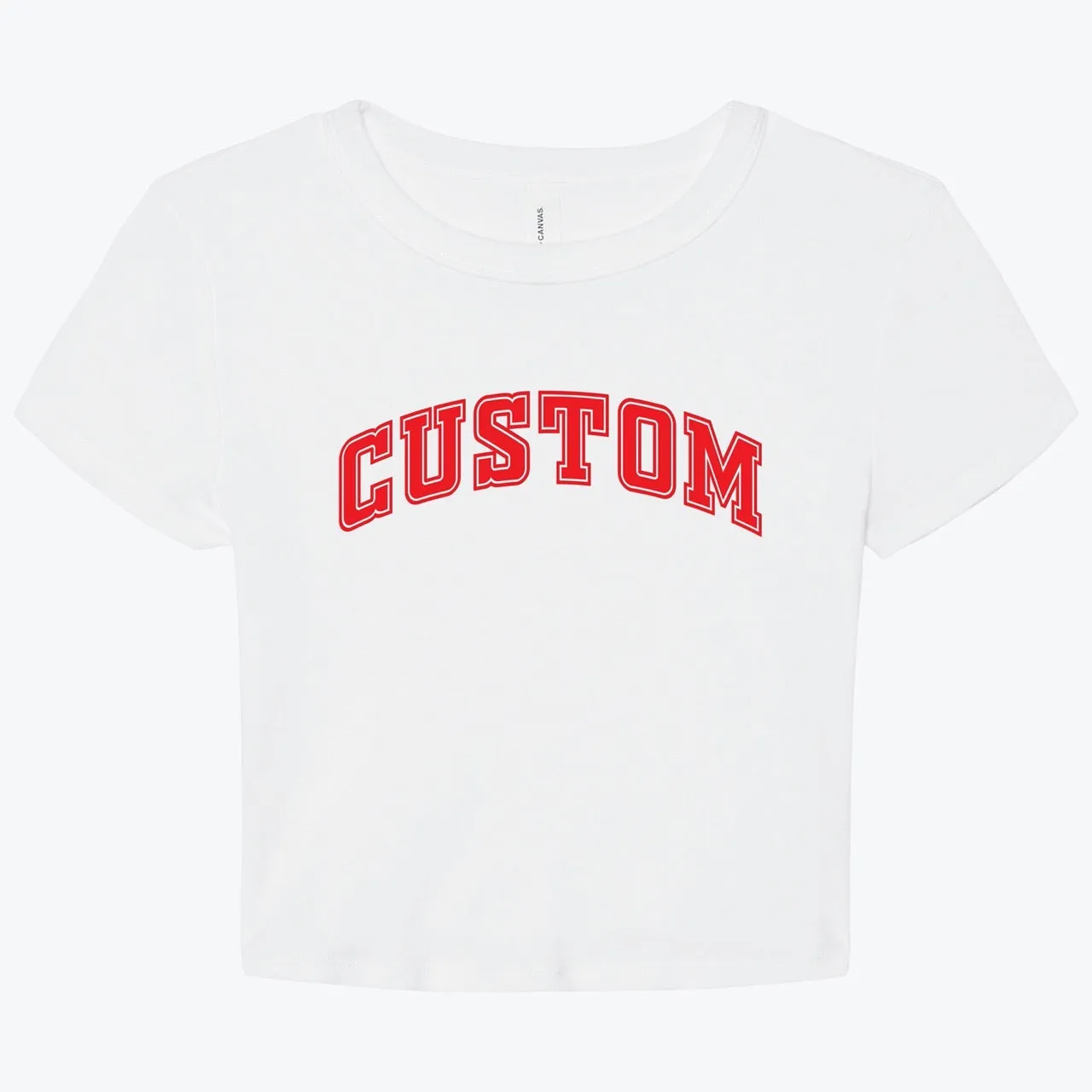 Custom Baby Crop Tee