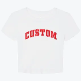 Custom Baby Crop Tee