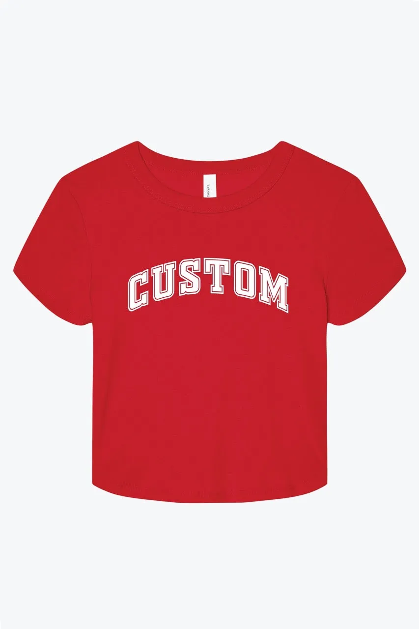 Custom Baby Crop Tee