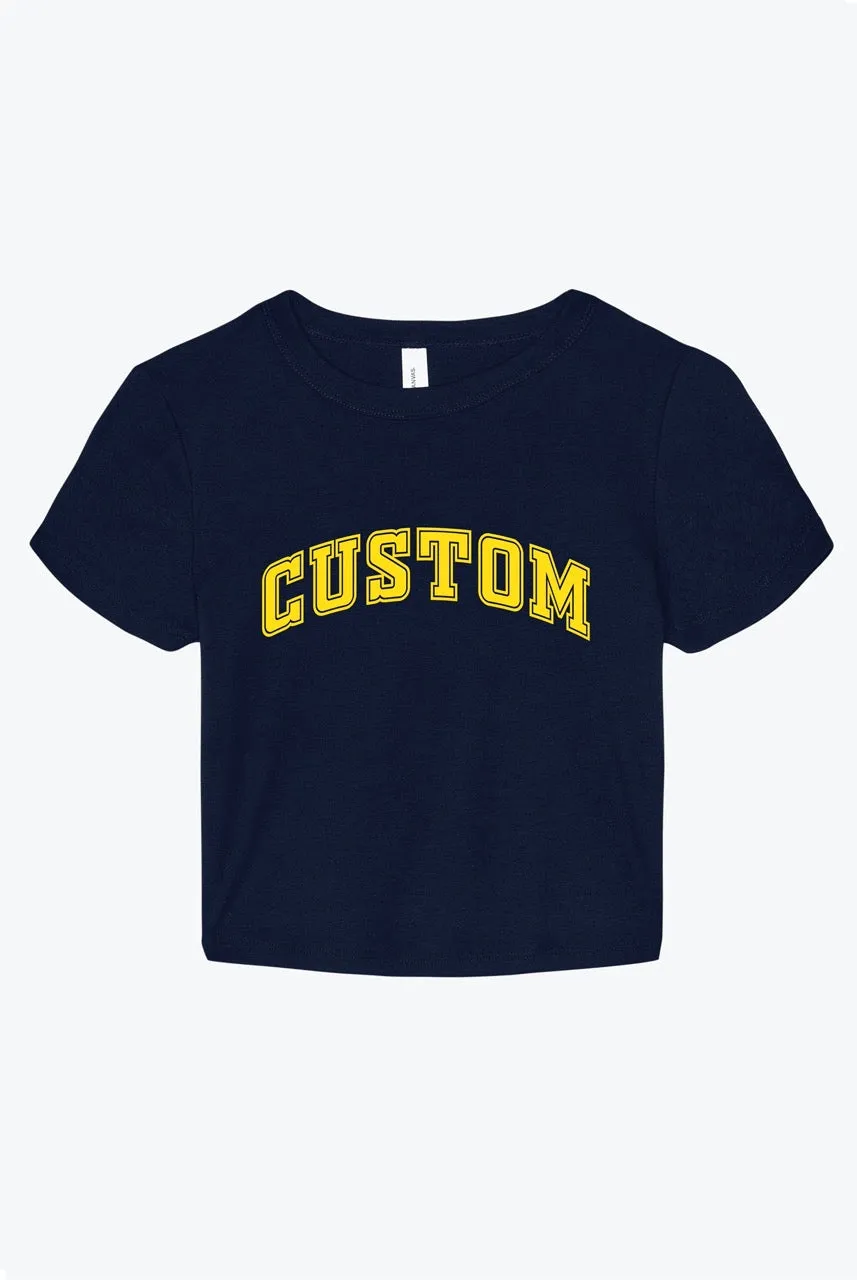 Custom Baby Crop Tee