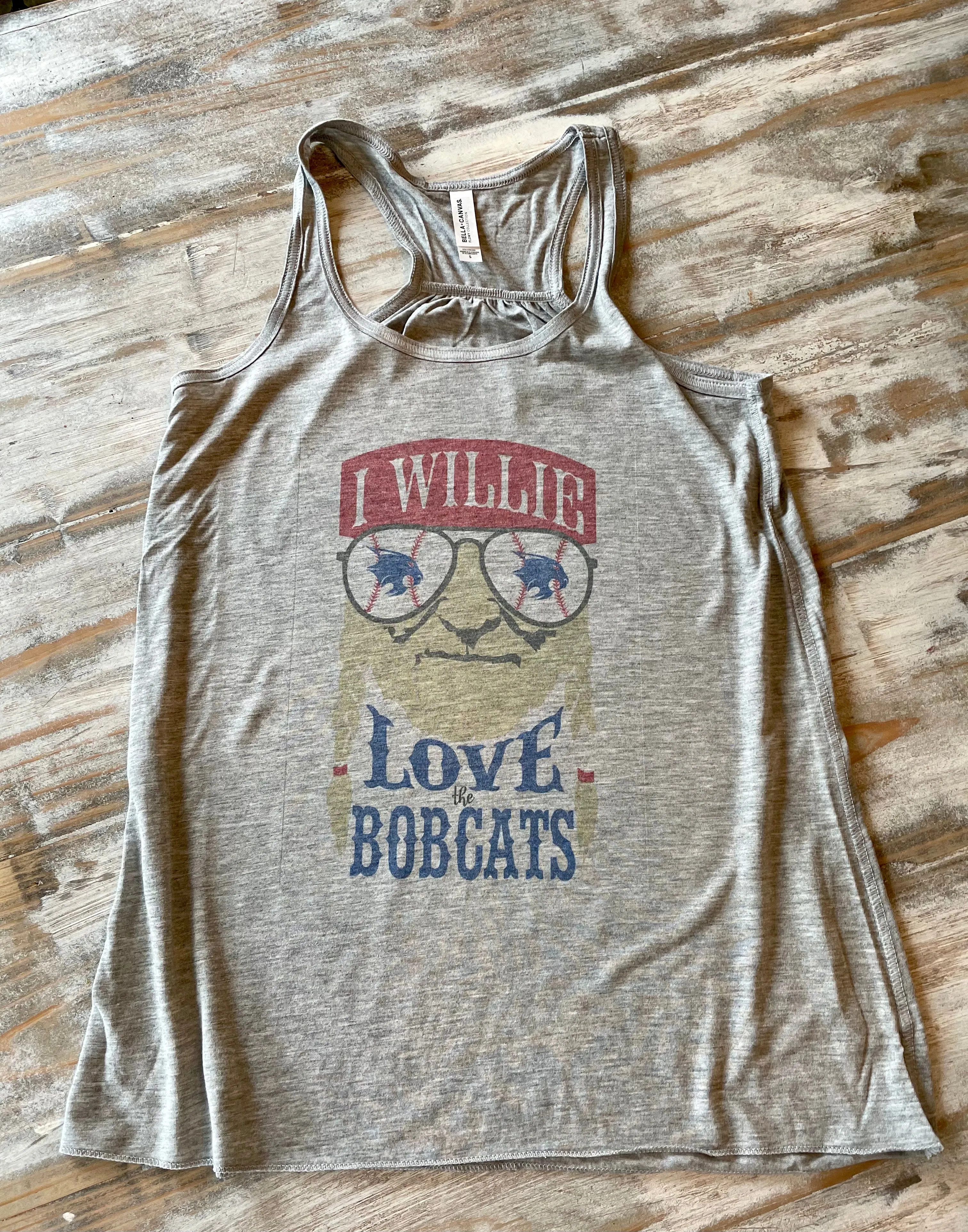 CUSTOM I Willie Love the Bobcats Tank