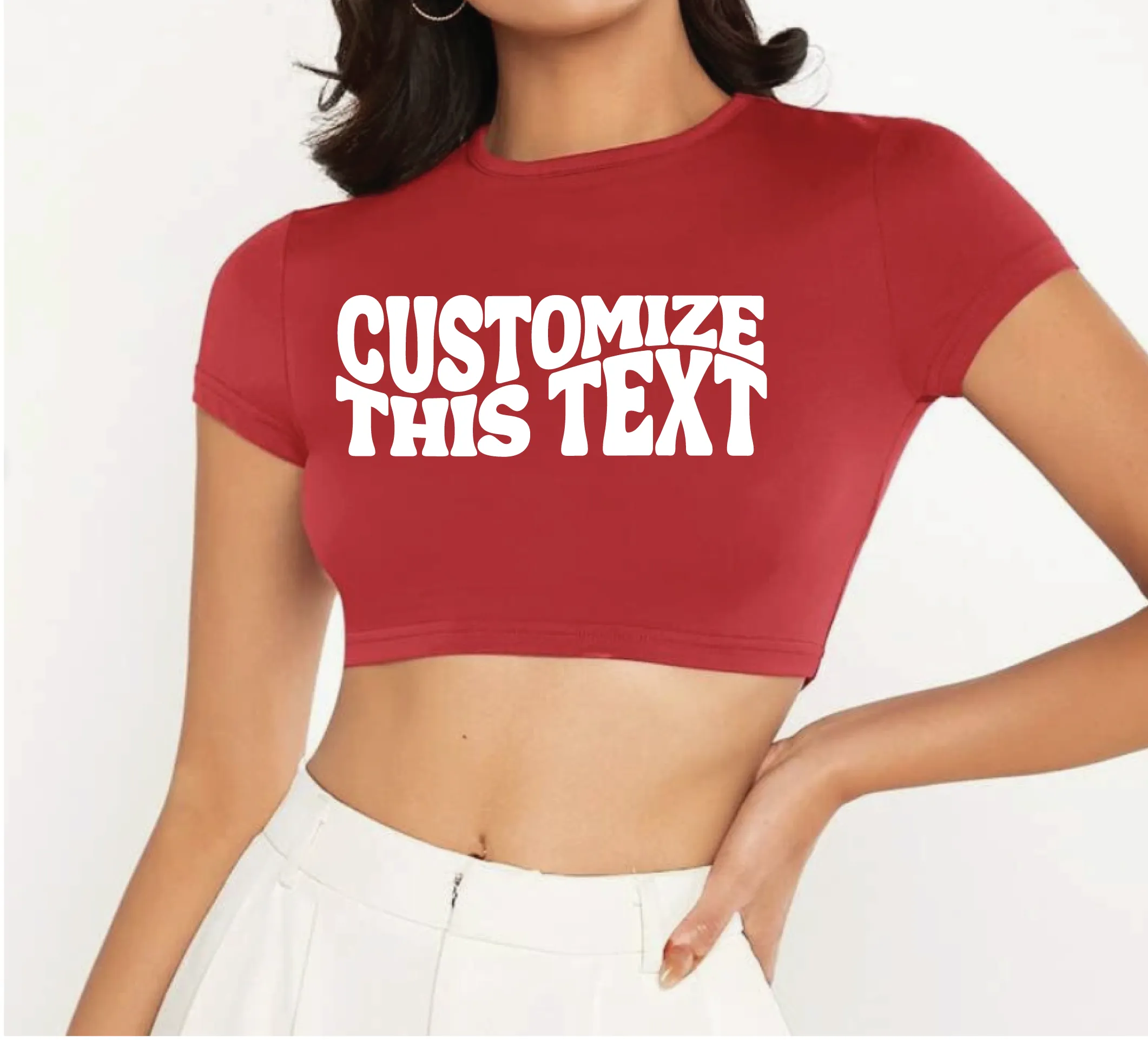 Custom Super Crop Tailgate Tee