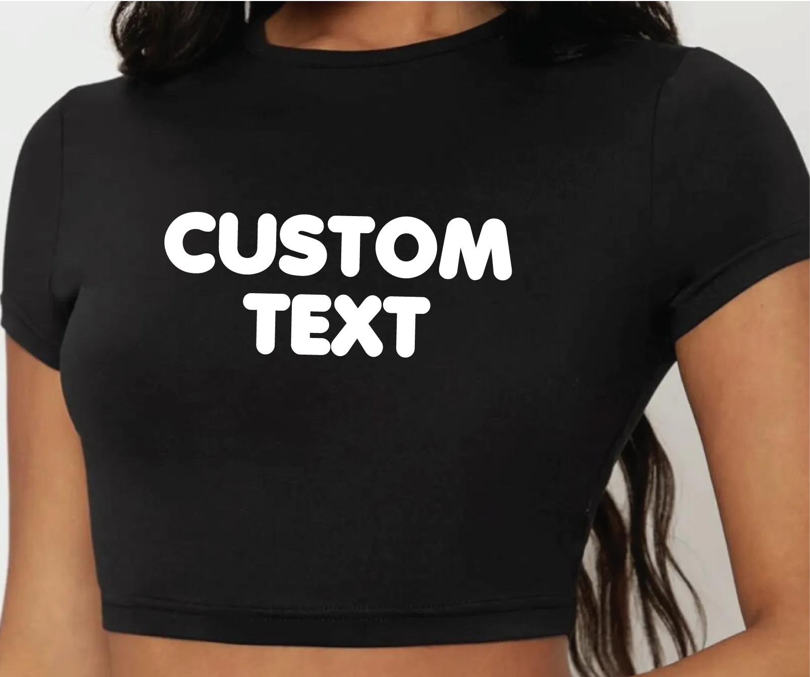 Custom Super Crop Tee